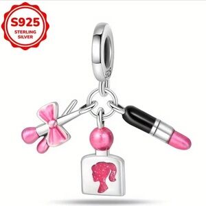 925 Barbie Multi Charmed Bracelet Charm-NEW